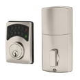 thumbnail image 1 of Hyper Tough Electronic Keypad Deadbolt with Satin Nickel Finish, Smart, Secure and Convenient, 1 of 6