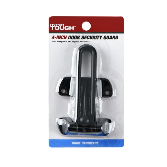 Hyper Tough 4 in. Door Security Guard Black