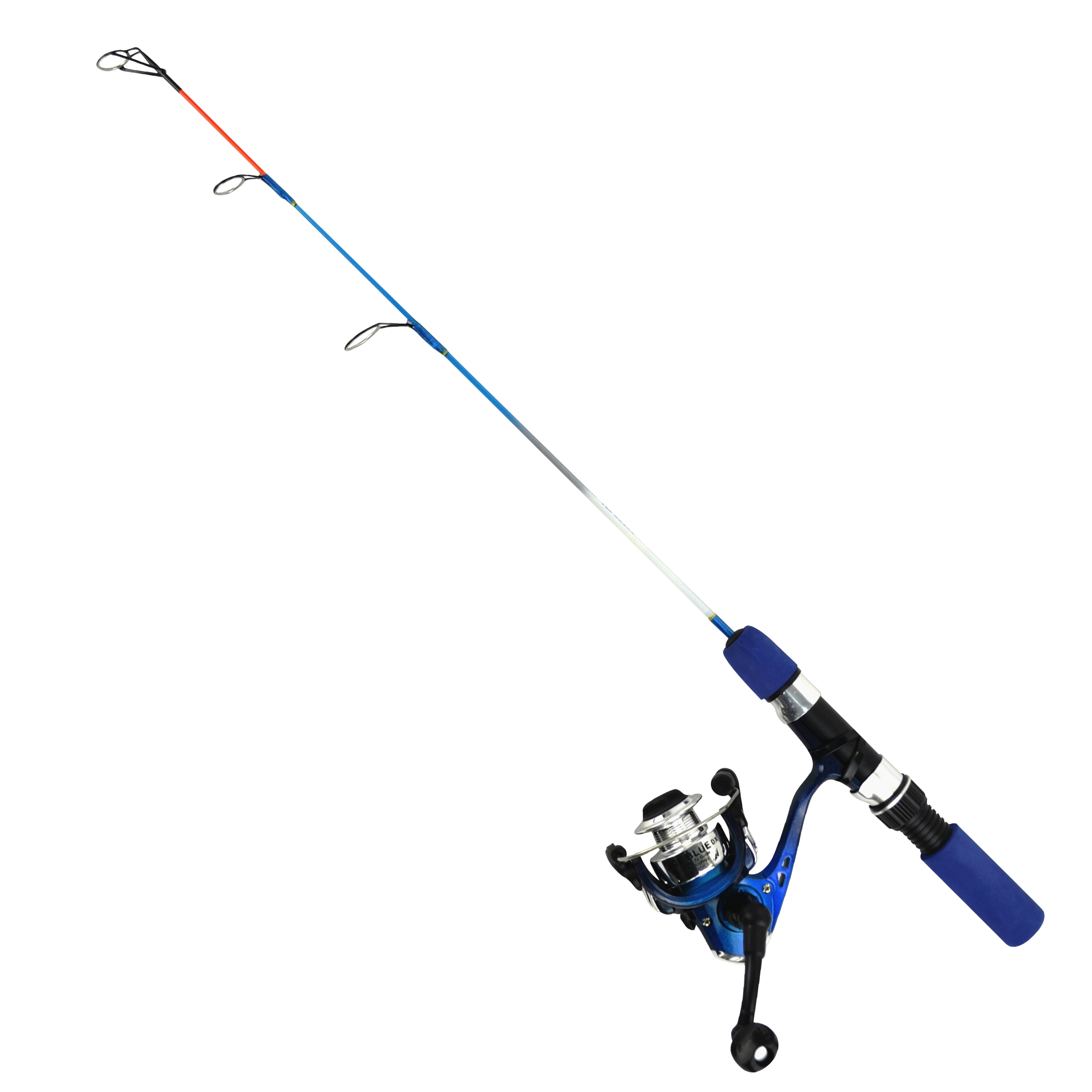 Portable Ice Fishing Rod 1 Tip 50cm High Visibility Ice Rod for