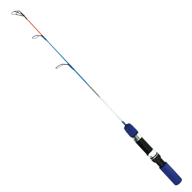 HT Enterprises IB-24 Ice Blue Fishing Rod, 24, Orange Tip, Ultra Light  Action