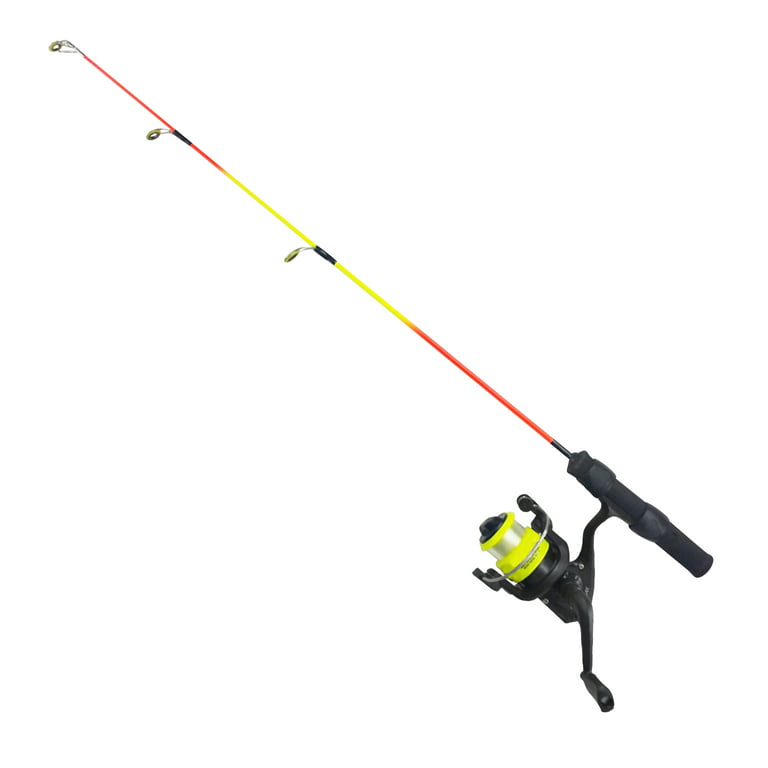 HT Enterprise NIC-24MRC Neon Ice Rod Chartreuse 24 Med. Action W/Opt-101Y  1/Bb with Line !, Multi, one Size, Tip-Ups -  Canada