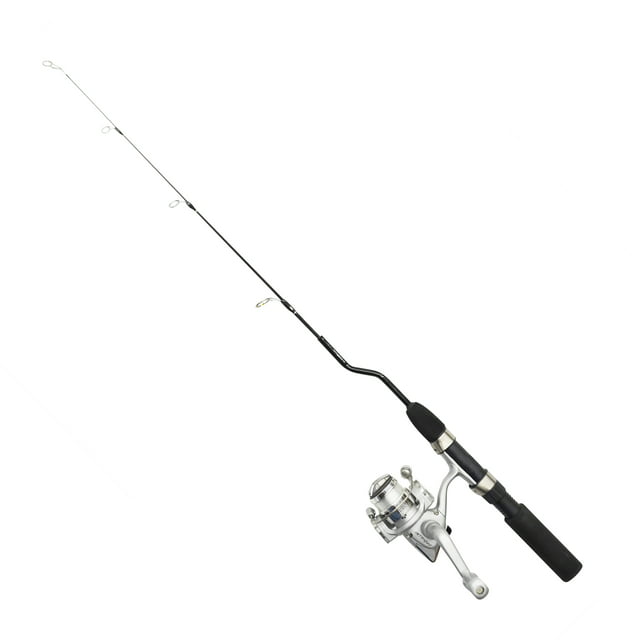 HT Enterprises Slick Ice Fishing Rod and Reel Combo, 28" Medium Action Rod and Reel