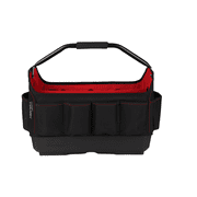 Hyper Tough Hyper Stack Full Size Tool Tote   Large Stackable Storage Organizer with Carry Handle