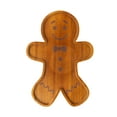 thumbnail image 1 of Holiday Time Acacia Wood Gingerbread Man Board, 14 x 9.84 x 0.78 in, Kitchen Serving Board, 1 of 6