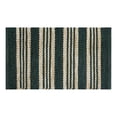 thumbnail image 1 of Holiday Time Green Stripe 20" x 34" Handloom Woven Accent Rug, 1 of 9