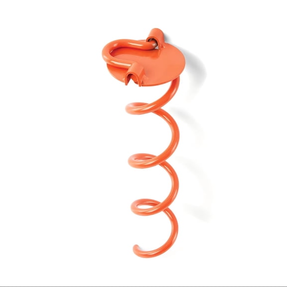 Hyper Tough 10 inch Steel Orange Ground Anchor