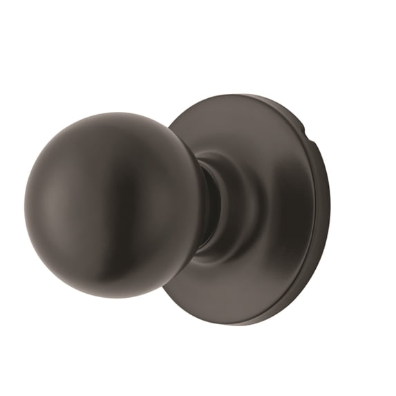 Hyper Tough Interior Non-Locking Ball Passage Hall & Closet Doorknob Matte Black Finish