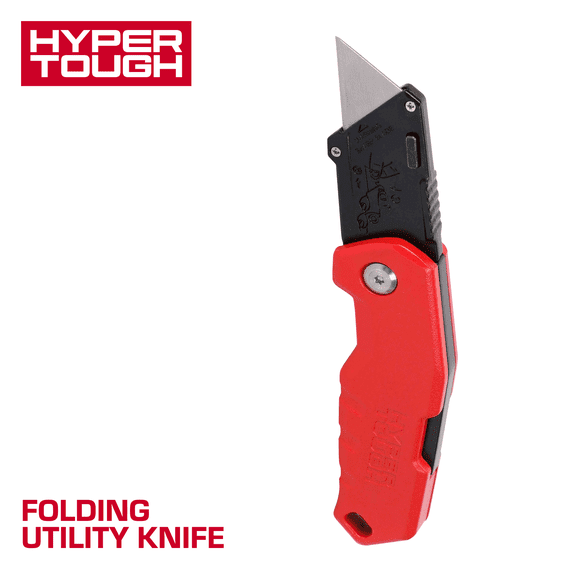 Hyper Tough Full Size Folding Lockback Utility Knife