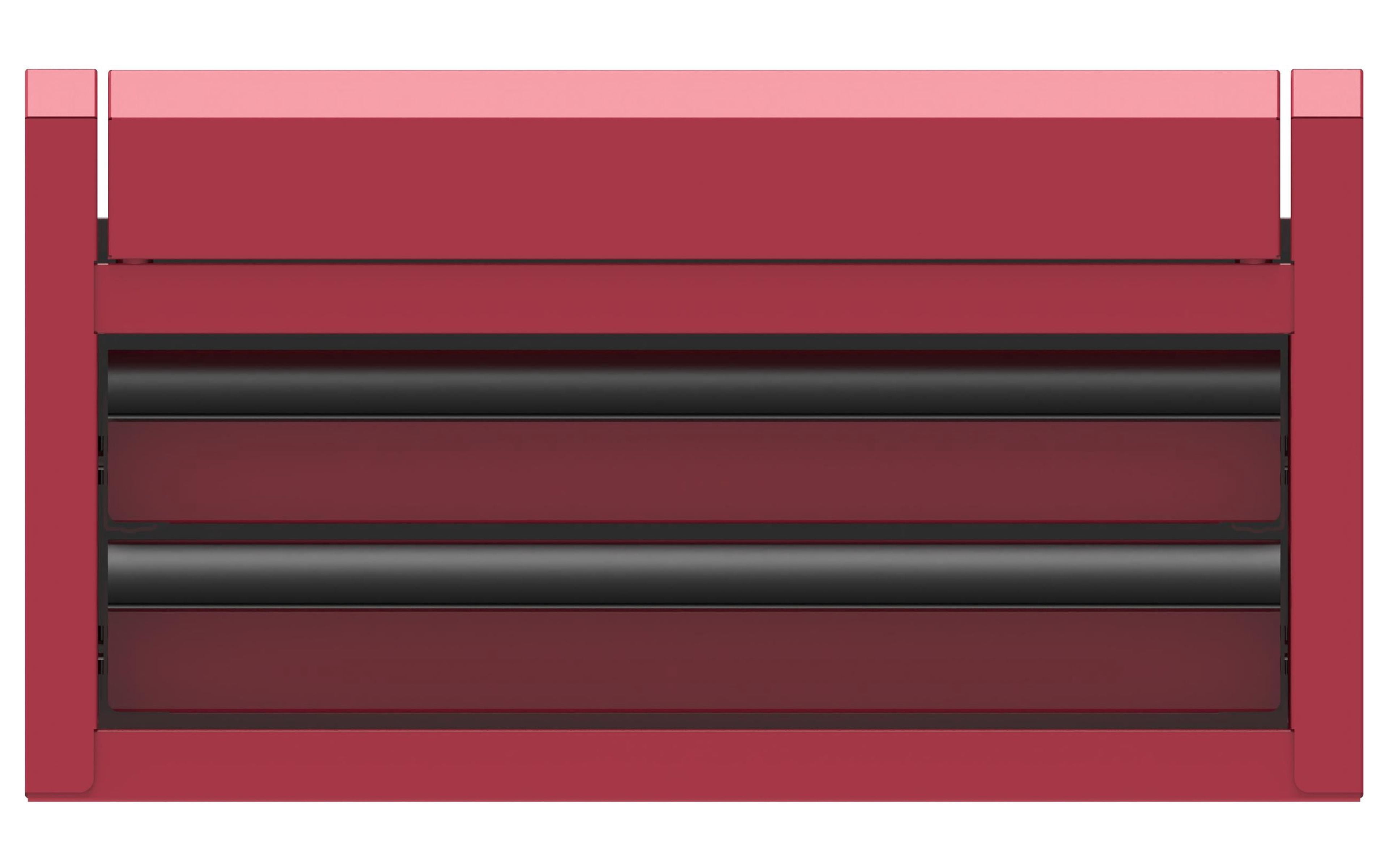 Hyper Tough Mini 10-Inch 2-Drawer Steel Toolbox, Crimson