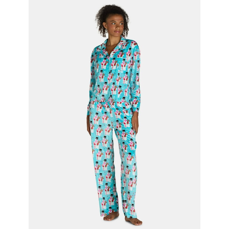 Womens snowman pajamas sale