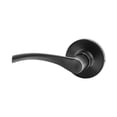 thumbnail image 1 of Hyper Tough Non-Locking Hall and Closet Lever in Matte Black with Round Rosette, 1 of 7