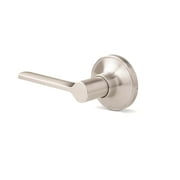 Hyper Tough Non-Locking Hall and Closet Lever Satin Nickel with Round Rosette