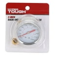 thumbnail image 1 of Hyper Tough 2-inch Brass & Steel Back-Mount Pressure Gauge, Manufacturer Part Number: 24-803HT, 1 of 5