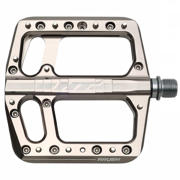 HT Pedals ANS12 Raven Platform Pedals, CrMo, Gray