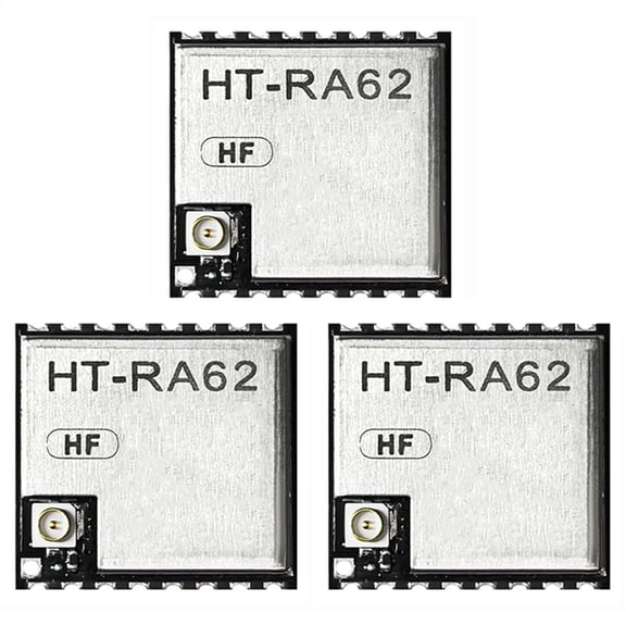 HT-RA62 LoRa Module 3-Pack with PCB+Metal, SX1262, LoRaWAN 868-915MHz, Secondary Development