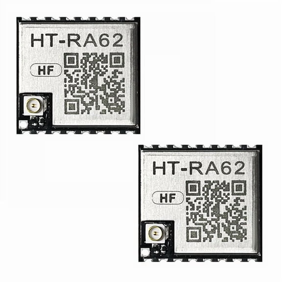 HT-RA62 LoRa SX1262 Module 863-928MHz Secondary Development for LoRaWAN Meshtastic 2-Pack PCB+Metal