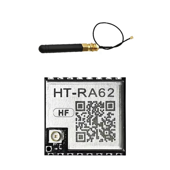 HT-RA62 LoRa Series Module SX1262 Secondary Development Supports LoRaWAN Protocol with Antenna 863-928mhz,1 * Module 1 * Antenna