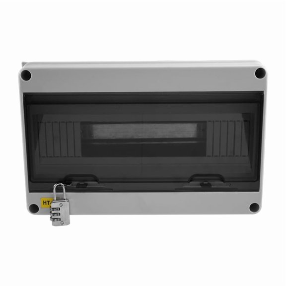 HT Series Junction Box 15WAY IP65 Waterproof Distribution Box Outdoor ABS Electrical with Lock for Circuit Breaker