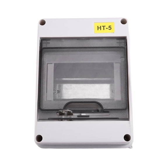 HT Series Junction Box 5WAY IP65 Waterproof Distribution Box Outdoor Plastic Electrical with Lock for Circuit Breaker