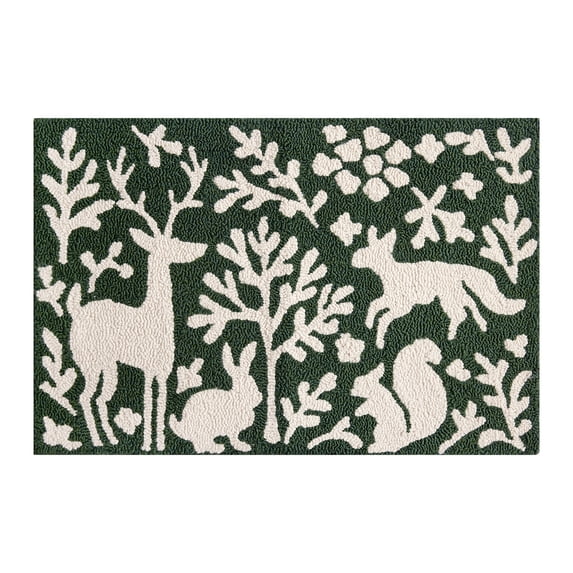Holiday Time Woodland Accent Rug, 20 in x 30 in