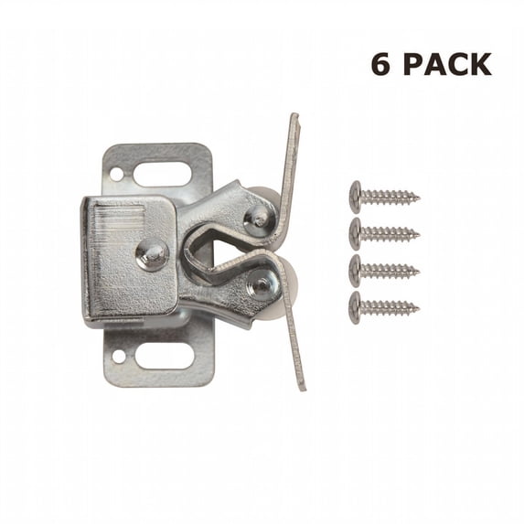 HT 6PK Zinc Plated Double Roller Catch