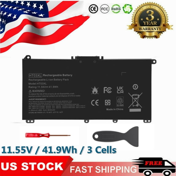 HT03XL Battery for HP Pavilion L11421-2C2 L11119-855 15-CS 15-DA 15-DB 15-CW