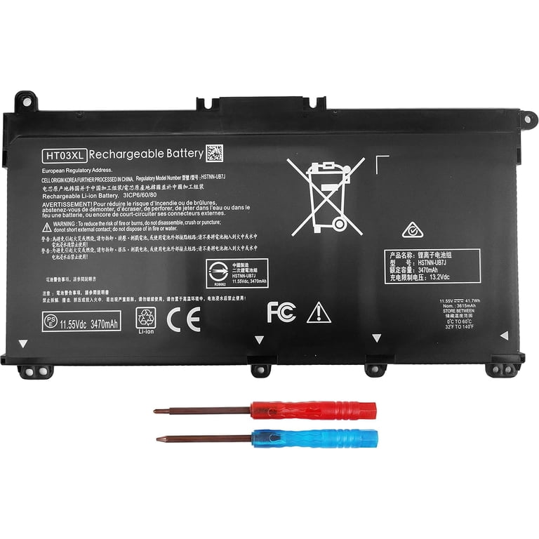 Batterie HP Ht03xl Li-ion 3470mAh 3 Cellules - Pour PC Portable Occasion