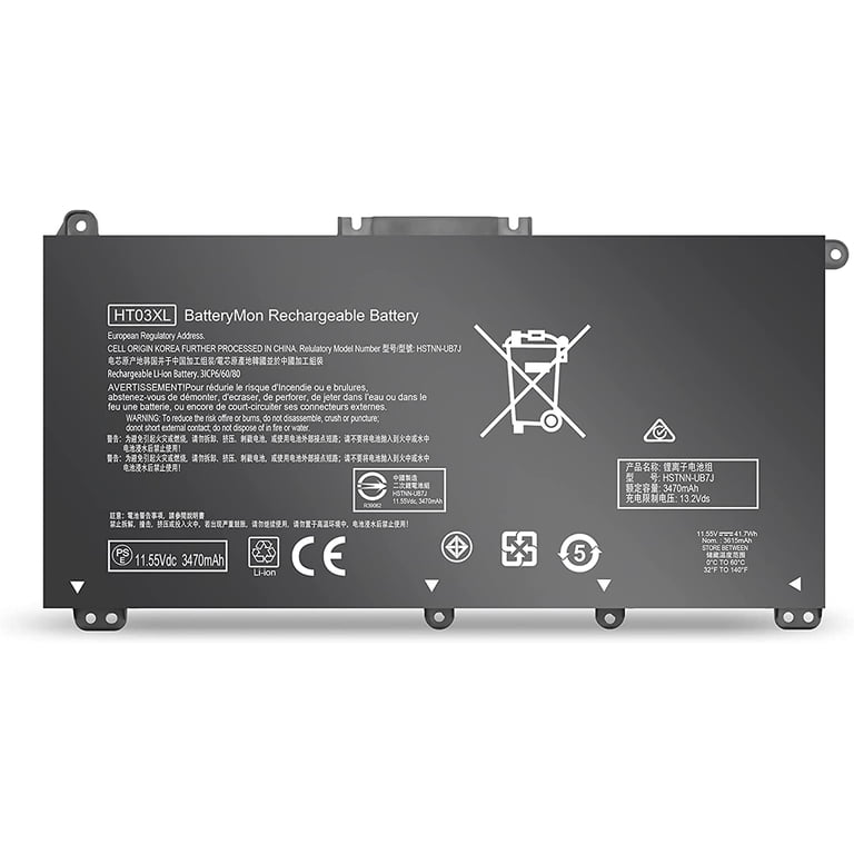 バッテリー良好✨G83/HU✨i5✨16GB✨256GB✨Office2024 HT03XL L11119-855 Laptop Battery for HP Pavilion 14-CE Series