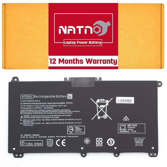 HT03XL Laptop Battery for HP Pavilion 14-CE 14-CF 14-DF 14-DK 14-DQ 15-CR 15-CW 15-CR 17-BY Seriers Computer 17-BY1053DX 17-BY1033DX 17-CA2097NR 17-CA3035CL L11119-855 HT03XL