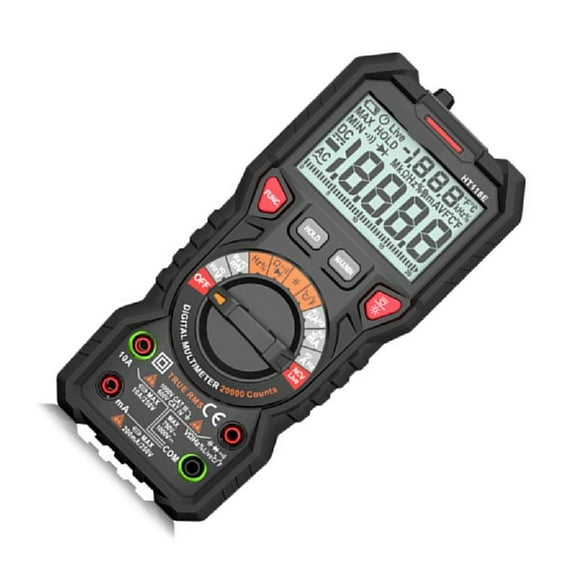 HT118E Digital Multimeter Tester with Flashlight Measure NCV Diode