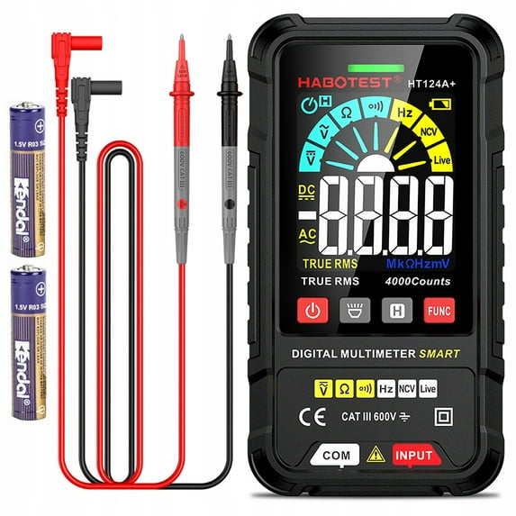 HT124A+ Digital Multimeter High Precision Multimeter Electrical Measurement