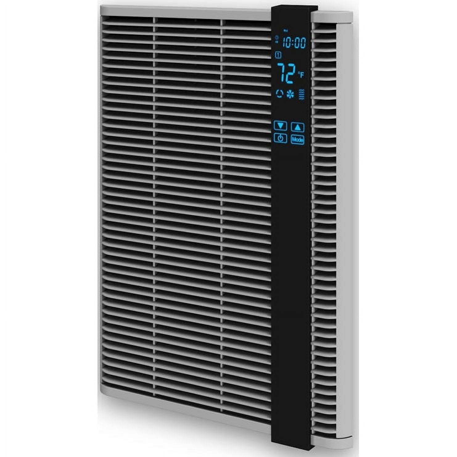 White Smart Series Wall Heater with LED Touch Screen