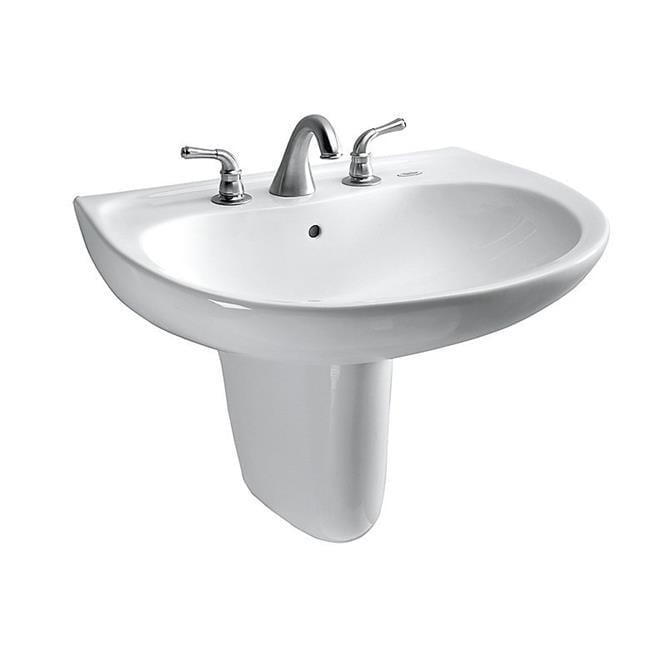TOTO Prominence Shroud Pedestal in Cotton White TOTO Prominence Shroud Pedestal in Cotton White