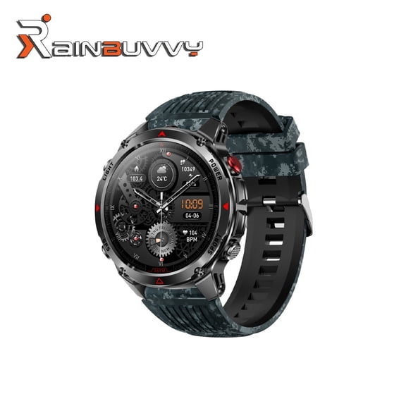 HT37 GPS Smart Sports Watch 1.46-inch IPS Screen Flashlight Pressure Altitude Compass Bluetooth 5.3 IP68 540mAh Supports Android and iOS Systems Multi Color Options