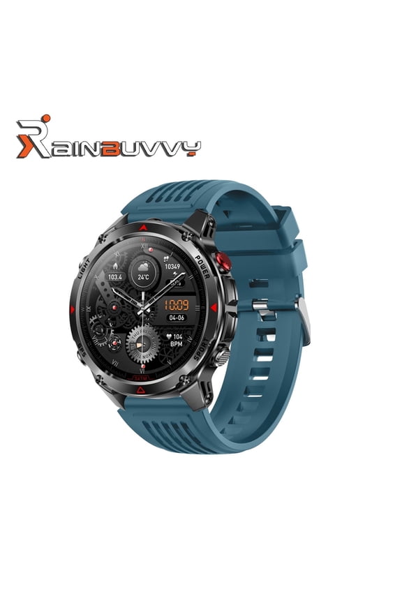 HT37 GPS Smart Sports Watch 1.46-inch IPS Screen Flashlight Pressure Altitude Compass Bluetooth 5.3 IP68 540mAh Supports Android and iOS Systems Multi Color Options