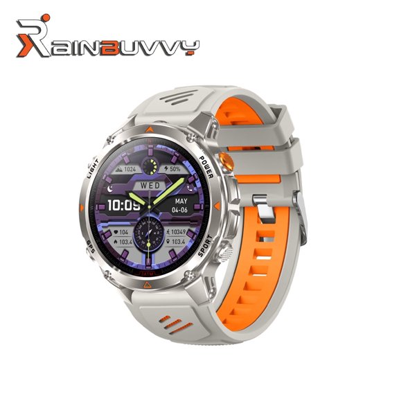 HT37 GPS Smart Sports Watch 1.46-inch IPS Screen Flashlight Pressure Altitude Compass Bluetooth 5.3 IP68 540mAh Supports Android and iOS Systems Multi Color Options