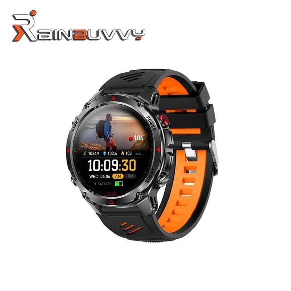 HT37 GPS Smart Sports Watch 1.46-inch IPS Screen Flashlight Pressure Altitude Compass Bluetooth 5.3 IP68 540mAh Supports Android and iOS Systems Multi Color Options