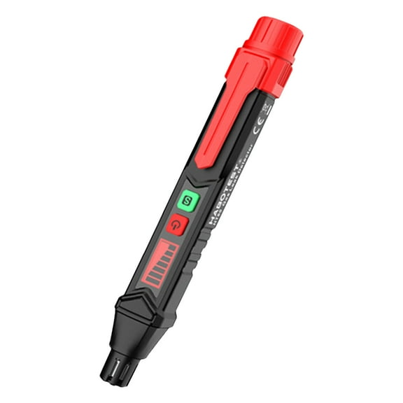 HT60 Handheld Gas Leak Detector - Combustible Natural Gas & LPG Tester with Visual Audio Alarm, LCD Display, Compact Design, Includes Storage Bag (Batteries Not Included)
