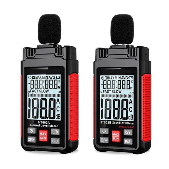HT602 Sound Level Meter Professional 30-130dB Decibel Meter Noise Level Meter Measuring Instrument