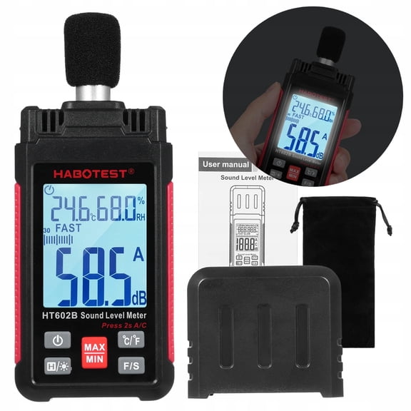 HT602B Noise Meter Decibel Tester Noise Detection Sound Level Meter