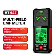 HT627 3-in-1 EMF Meter Detector – Portable Electromagnetic Field Radiation Tester for Home & Office | WiFi/EF/RF Scanner with Real-Time Data & Backlit Display