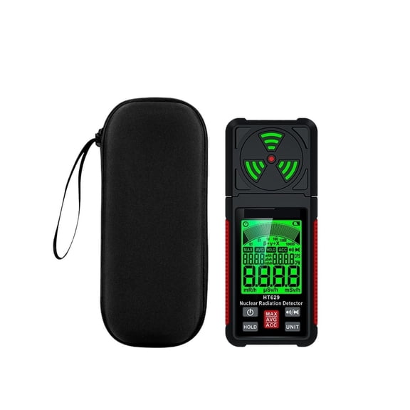 HT629 Geiger Counter Nuclear Radiation Detector Personal Dosimeter X-ray B-ray Radiation Tester Marble Detector ,Tool