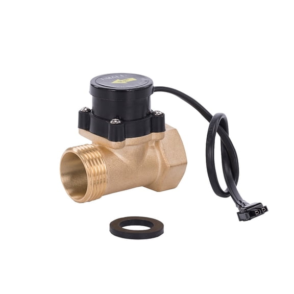 HT800 One 1 Inch Water Pump Flow Sensor Switch Liquid Booster Solar Heater Brass Magnetic Pressure Automatic Control Valve Part ,Durable Construction