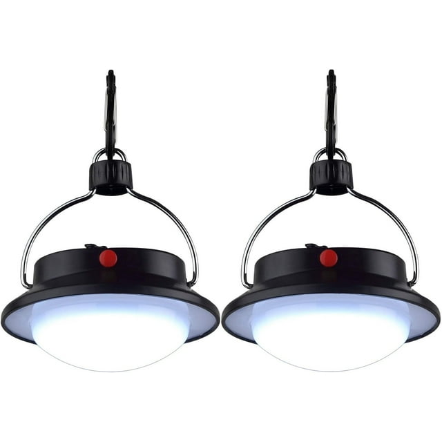 HTB 2 Pack Portable LED Camping Tent Light, 60 Super Bright LED Lantern