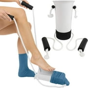 HTB Sock Aid - Easy on and off Stocking Slider - Donner Pulling Assist Device - Sock Helper Aide Tool - Puller for Elderly, Senior, Pregnant, Diabetics - Pull up Assistance Help