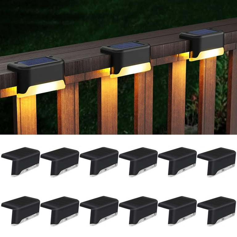 Deck railing online solar lights