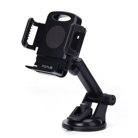 HTC Bolt Premium Car Mount Holder Windshield Dash Cradle Window Glass Swivel Stand Strong Grip Suction Cup R8L