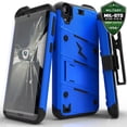 thumbnail image 1 of HTC Desire 530 Case, Zizo [Bolt Series] w/ [HTC Desire 530 Screen Protector] Kickstand [12 ft. Military Grade Drop Tested] Holster - Desire 550 / 555, 1 of 6