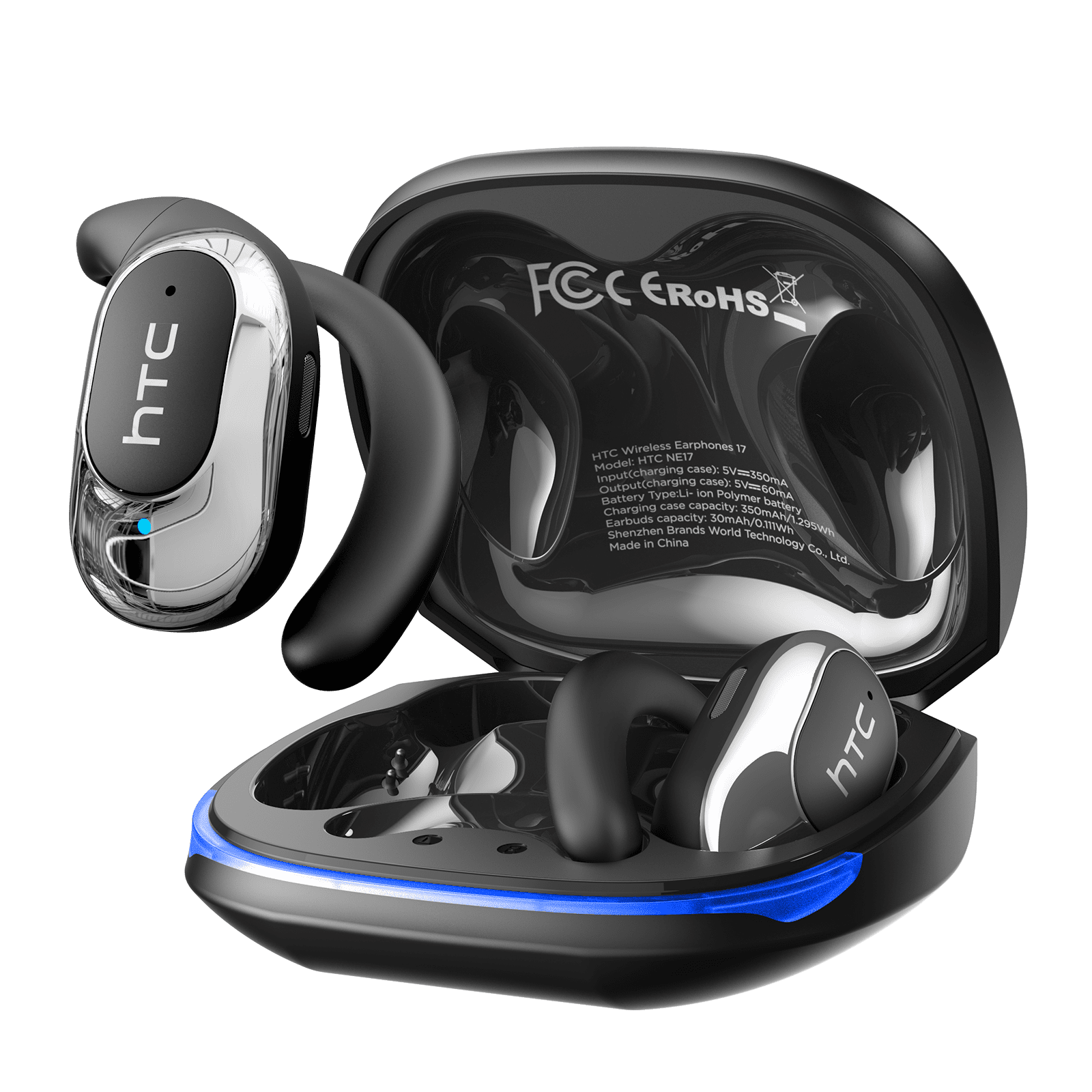 HTC NE17 Translation Earbuds Open Ear Headphone Sports 135