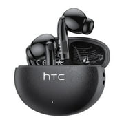HTC NE29 Wireless Bluetooth 6.0 Open In-Ear Earbuds, AI Translator, Noise-Cancelling Headphones, 130+ Languages,Black